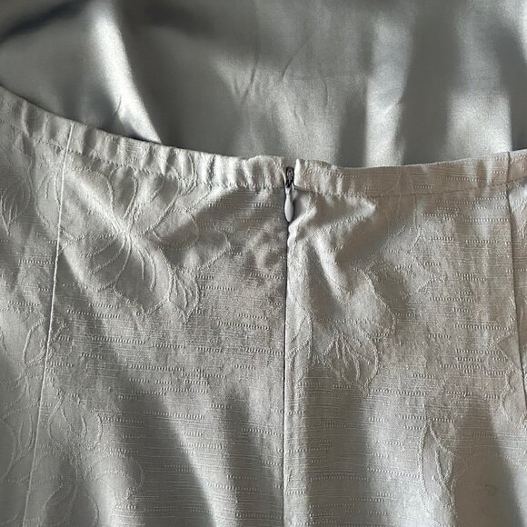 Tommy Bahama Ice Blue Midi Silk Dress Sz 16 - Picture 3 of 9